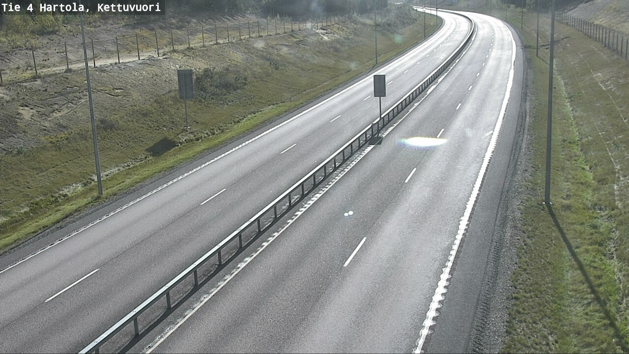 Weather Camera Image Road 4 Hartola, Kettuvuori, Hartola, Päijät-Häme
