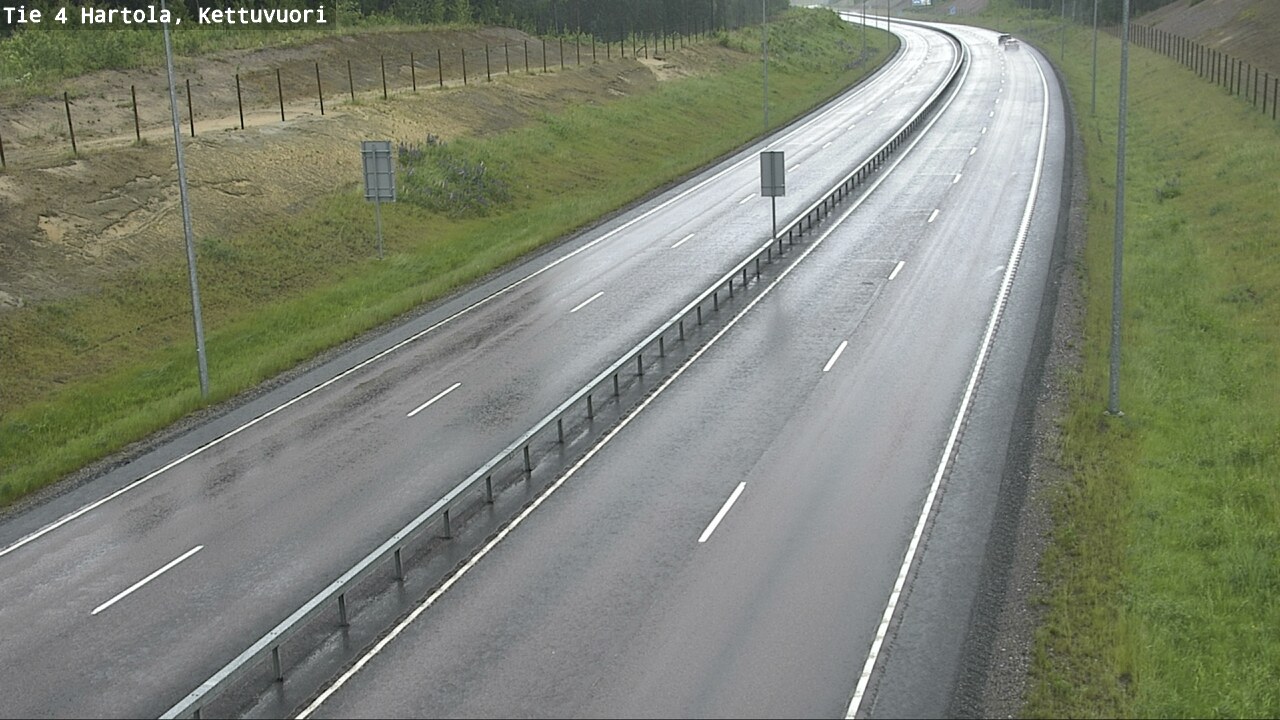 Weather Camera Image Väg 4 Hartola, Kettuvuori, Hartola, Päijät-Häme