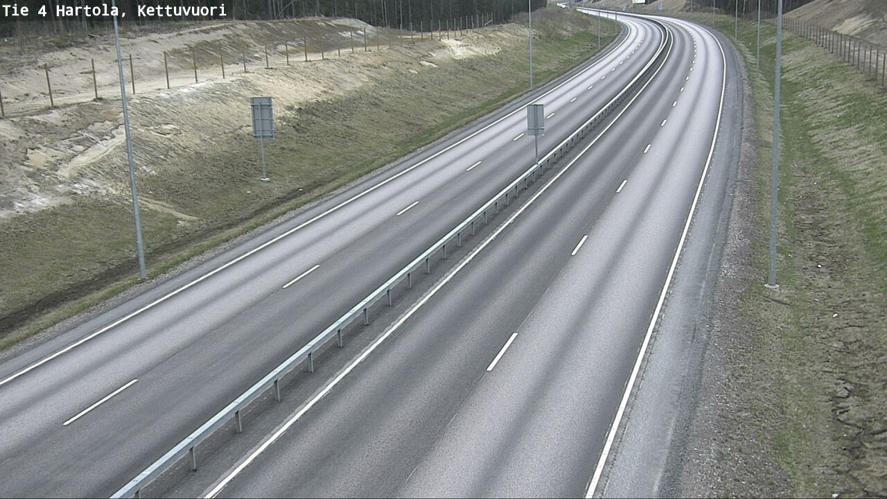 Weather Camera Image Road 4 Hartola, Kettuvuori, Hartola, Päijät-Häme