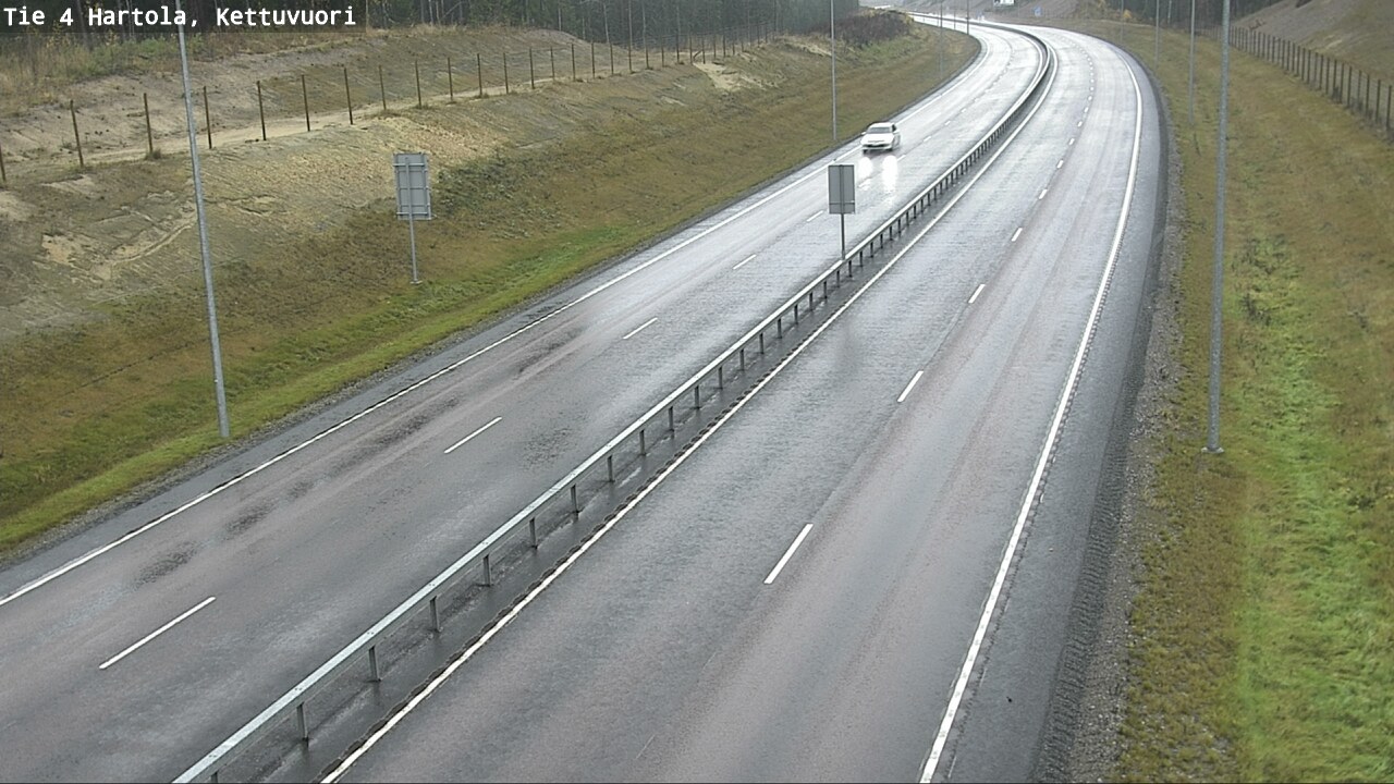Weather Camera Image Väg 4 Hartola, Kettuvuori, Hartola, Päijät-Häme