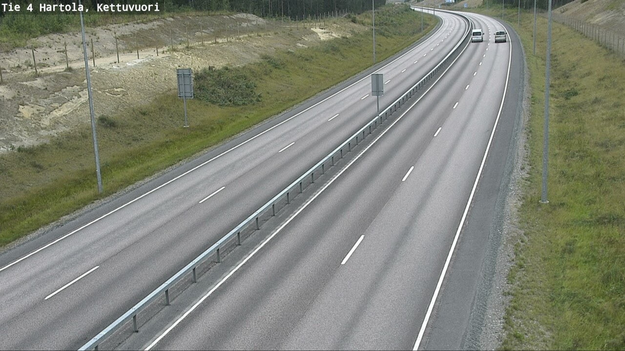 Weather Camera Image Road 4 Hartola, Kettuvuori, Hartola, Päijät-Häme
