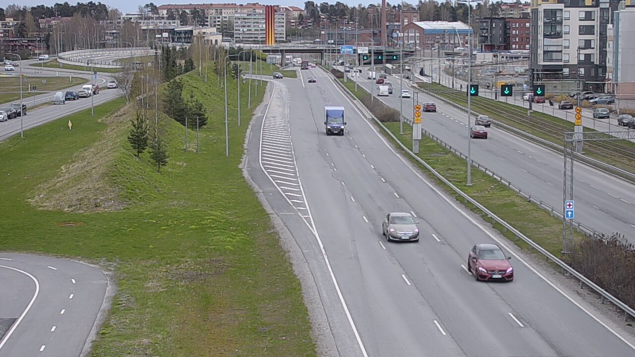 Weather Camera Image Väg 12 Tammerfors, Rantatie, Tampere, Pirkanmaa