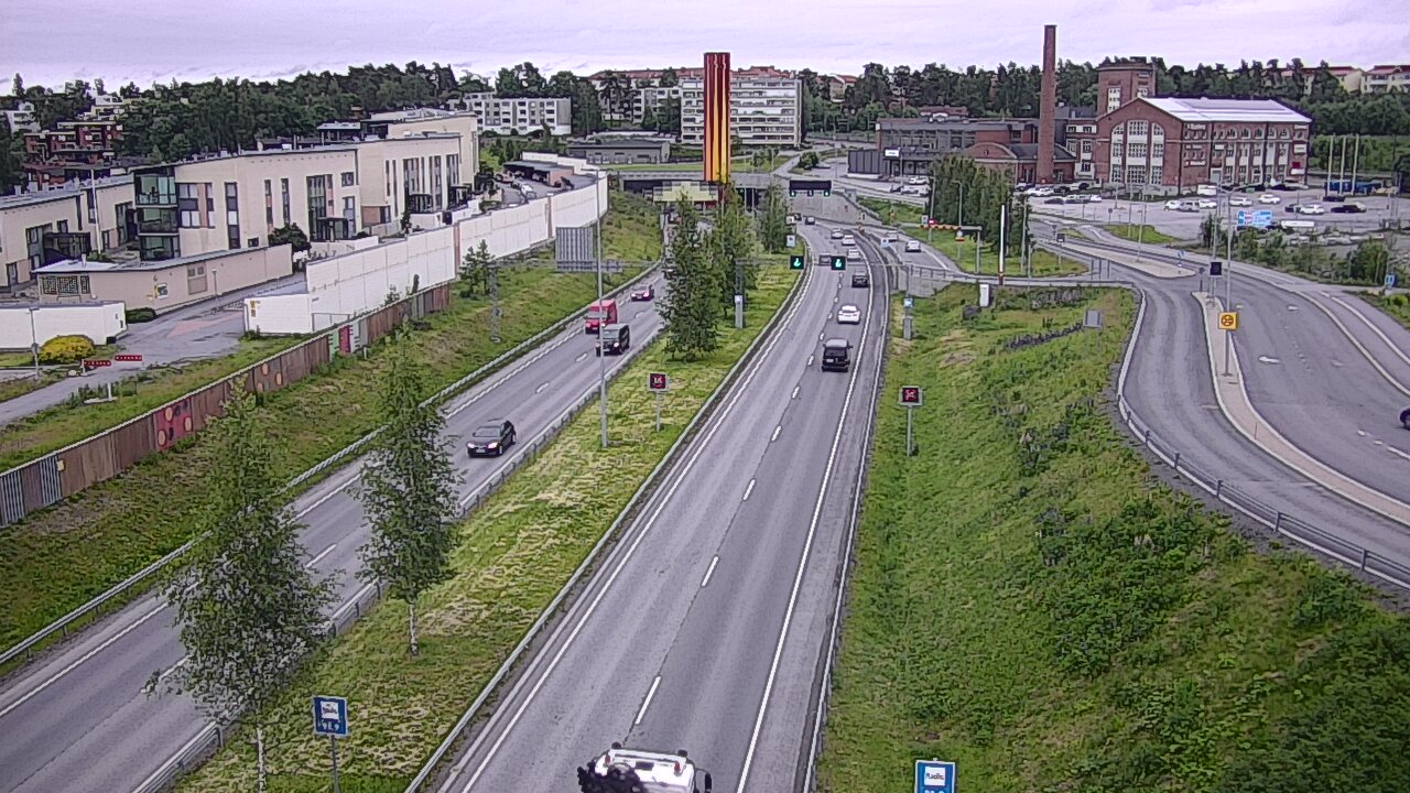 Weather Camera Image Väg 12 Tammerfors, Tikkutehdas, Tampere, Pirkanmaa
