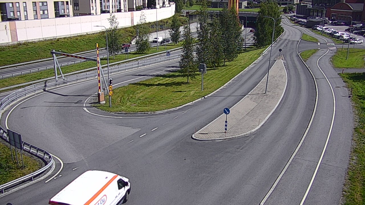 Kelikamerat Kuva Tie 12 Tampere, Rantatunnelin ramppi, länsi, Tampere, Pirkanmaa