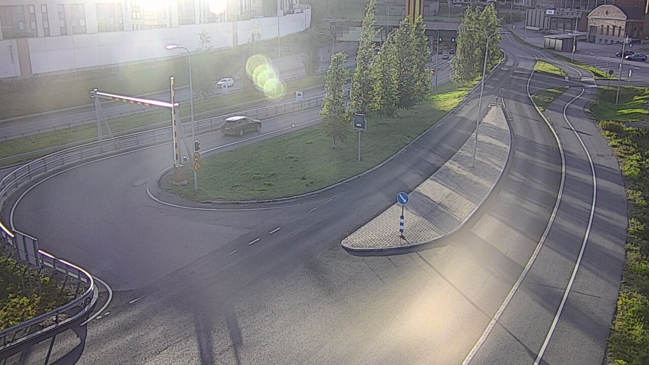 Kelikamerat Kuva Tie 12 Tampere, Rantatunnelin ramppi, länsi, Tampere, Pirkanmaa