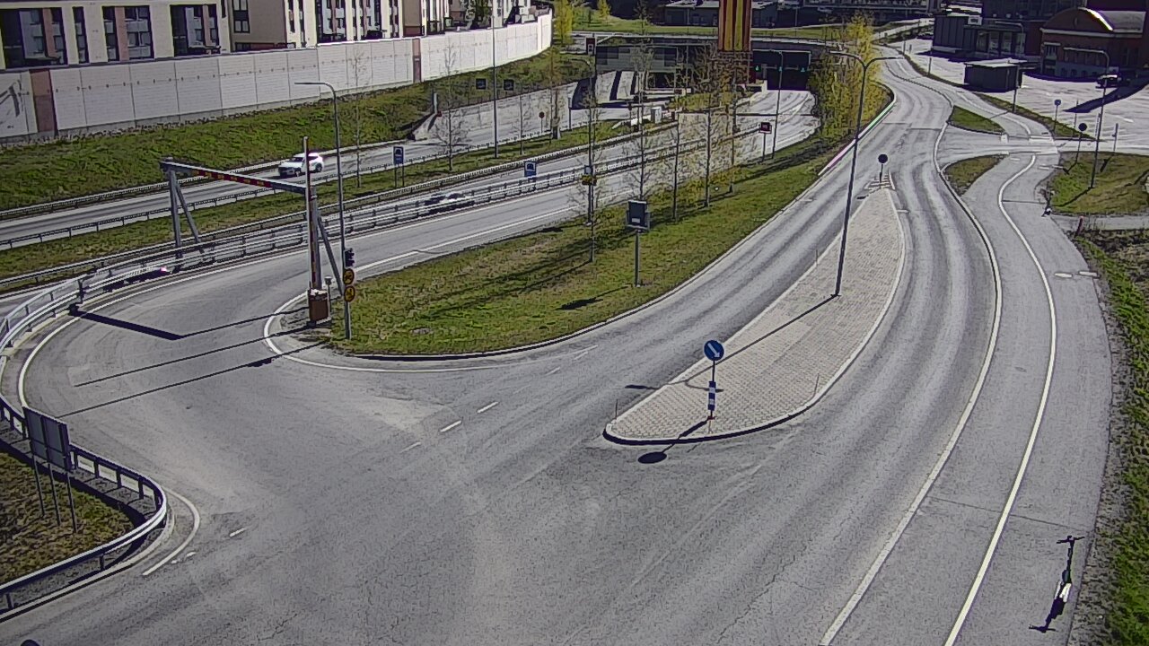 Weather Camera Image Road 12 Tampere, Rantatunnelin ramppi, west, Tampere, Pirkanmaa