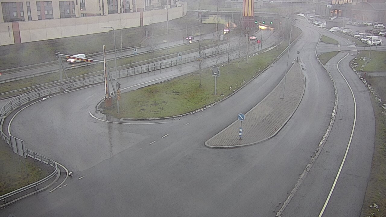 Weather Camera Image Väg 12 Tammerfors, Rantatunneli ramppi, väst, Tampere, Pirkanmaa