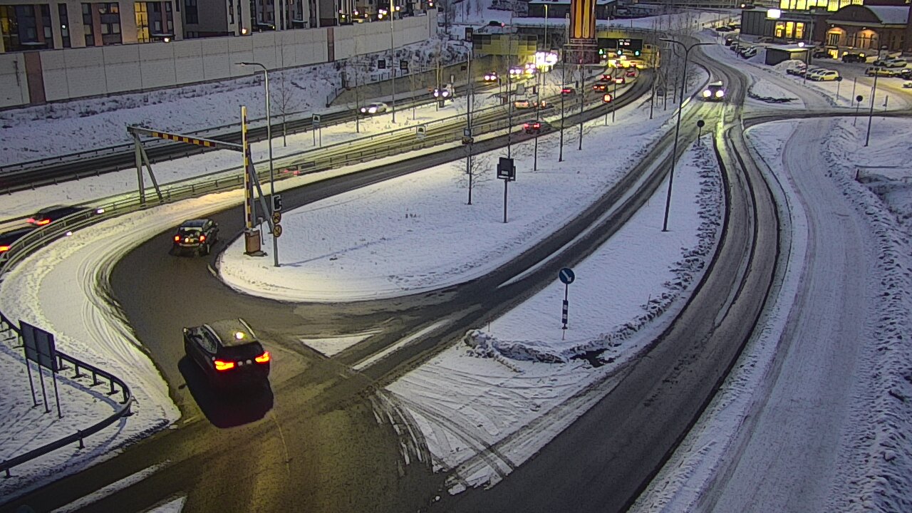 Kelikamerat Kuva Tie 12 Tampere, Rantatunnelin ramppi, länsi, Tampere, Pirkanmaa