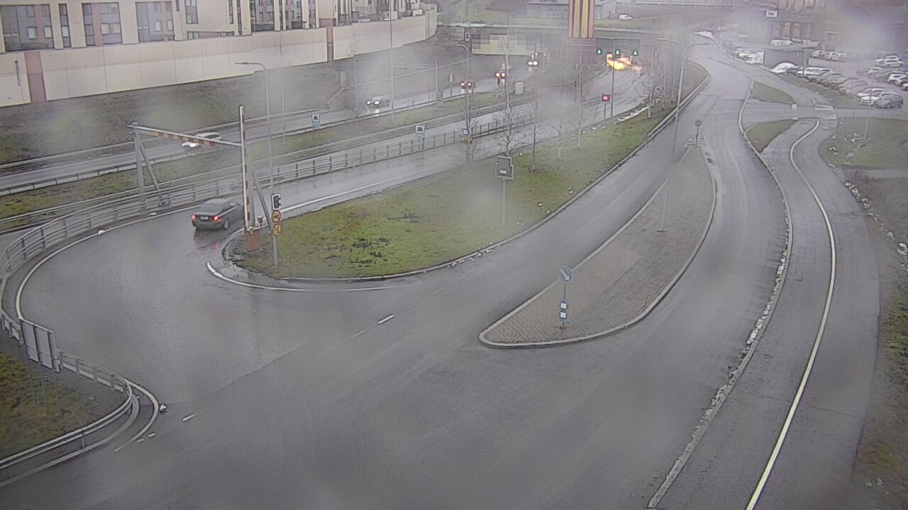 Weather Camera Image Väg 12 Tammerfors, Rantatunneli ramppi, väst, Tampere, Pirkanmaa