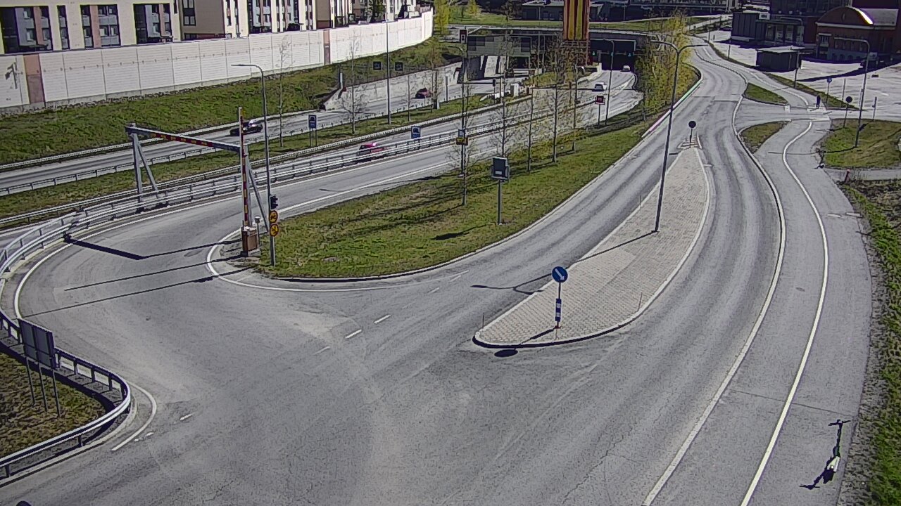 Weather Camera Image Road 12 Tampere, Rantatunnelin ramppi, west, Tampere, Pirkanmaa