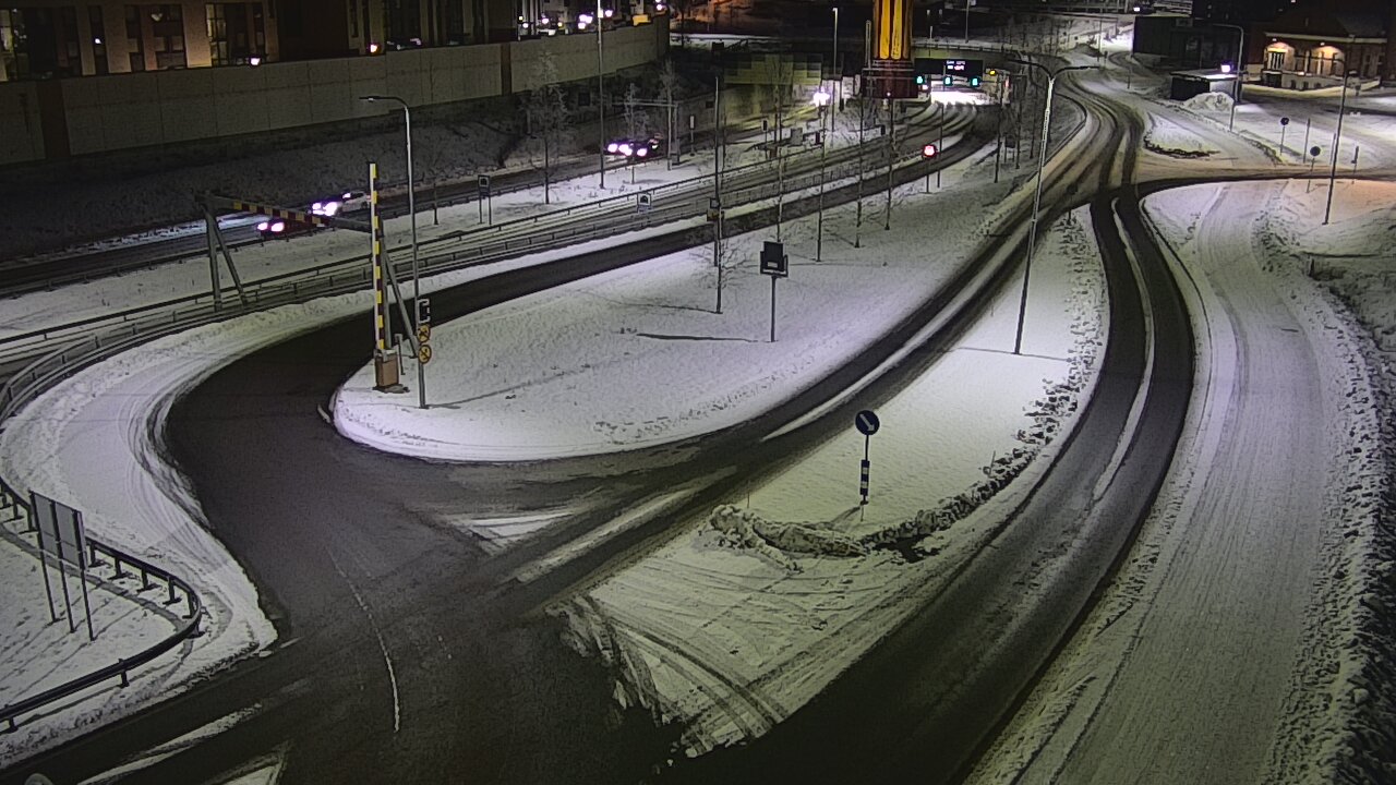 Weather Camera Image Road 12 Tampere, Rantatunnelin ramppi, west, Tampere, Pirkanmaa