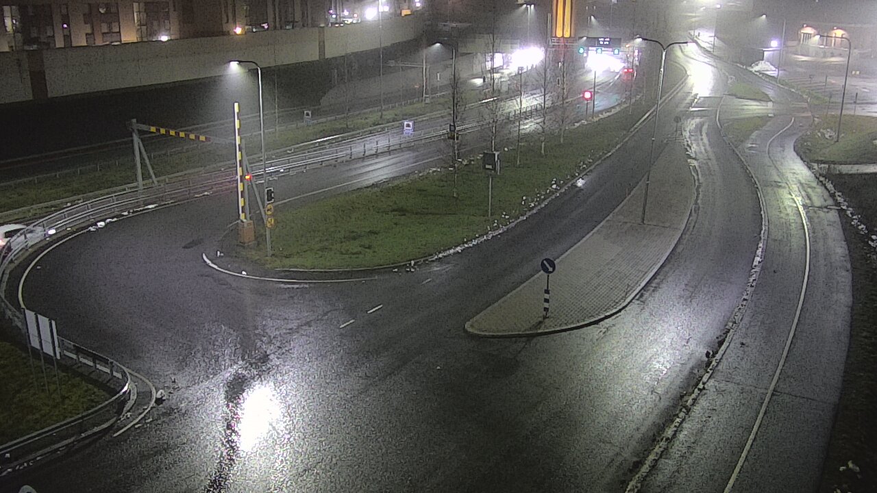 Weather Camera Image Väg 12 Tammerfors, Rantatunneli ramppi, väst, Tampere, Pirkanmaa