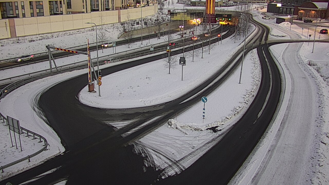 Kelikamerat Kuva Tie 12 Tampere, Rantatunnelin ramppi, länsi, Tampere, Pirkanmaa