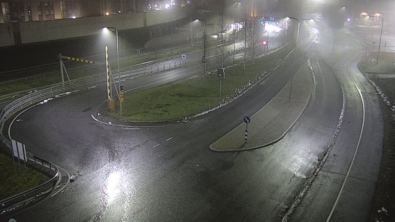 Weather Camera Image Väg 12 Tammerfors, Rantatunneli ramppi, väst, Tampere, Pirkanmaa