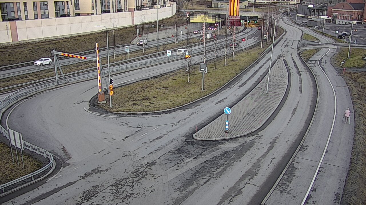 Kelikamerat Kuva Tie 12 Tampere, Rantatunnelin ramppi, länsi, Tampere, Pirkanmaa