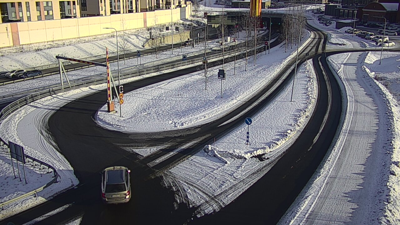 Kelikamerat Kuva Tie 12 Tampere, Rantatunnelin ramppi, länsi, Tampere, Pirkanmaa