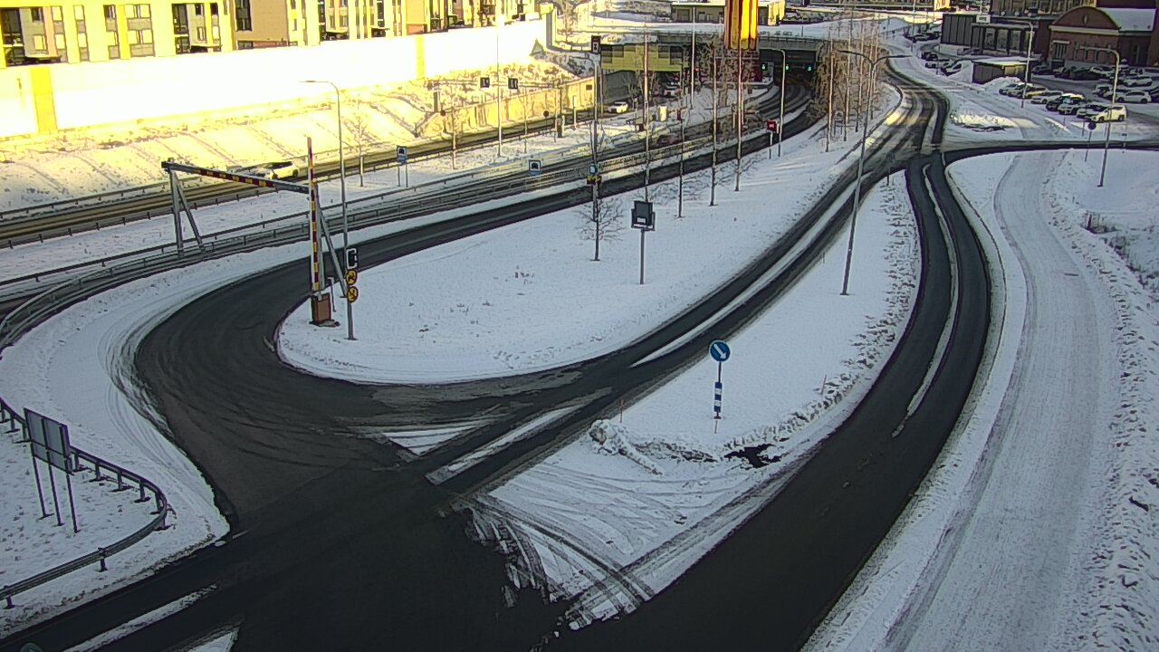Weather Camera Image Road 12 Tampere, Rantatunnelin ramppi, west, Tampere, Pirkanmaa