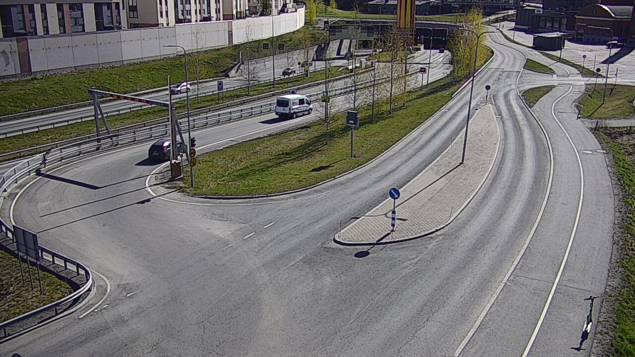 Weather Camera Image Road 12 Tampere, Rantatunnelin ramppi, west, Tampere, Pirkanmaa