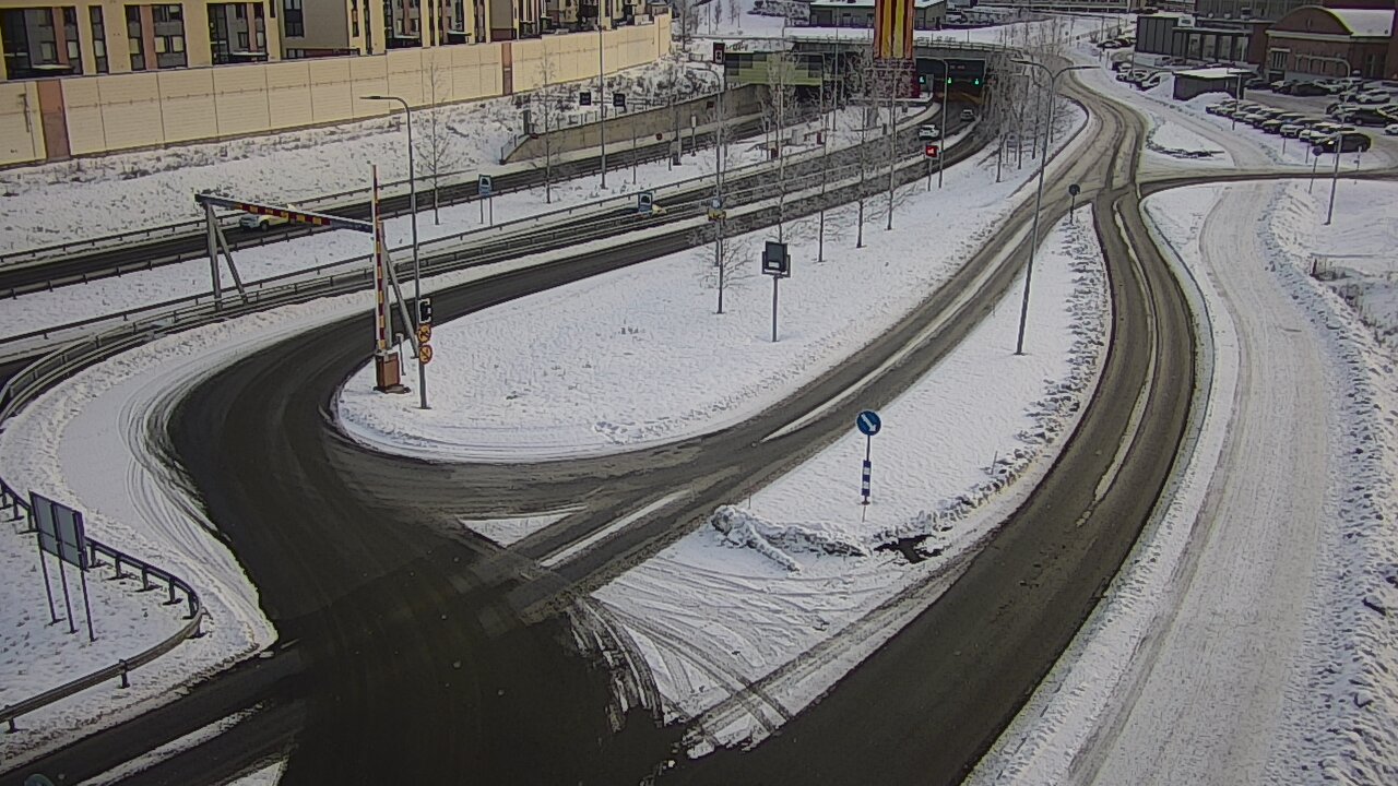 Kelikamerat Kuva Tie 12 Tampere, Rantatunnelin ramppi, länsi, Tampere, Pirkanmaa