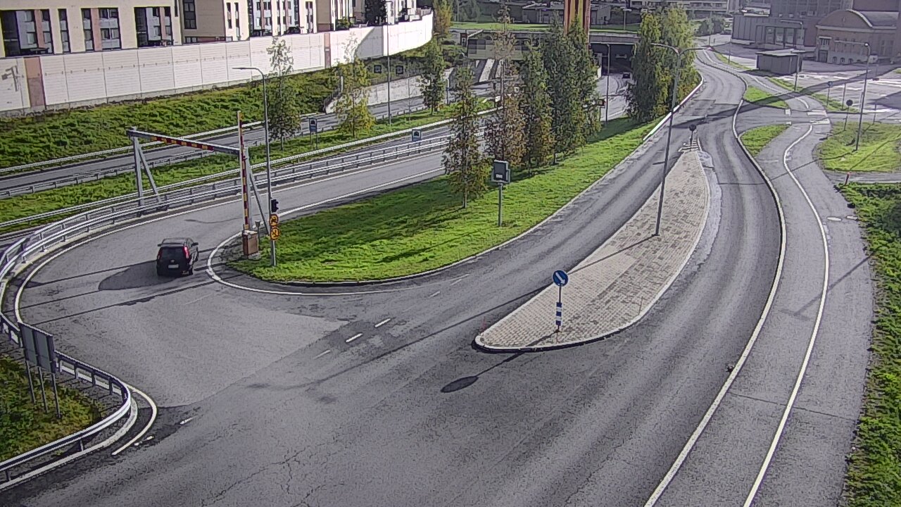 Kelikamerat Kuva Tie 12 Tampere, Rantatunnelin ramppi, länsi, Tampere, Pirkanmaa