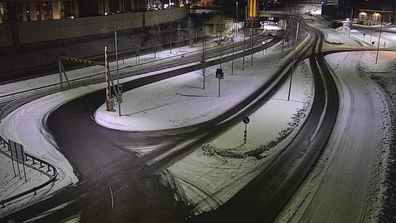 Weather Camera Image Road 12 Tampere, Rantatunnelin ramppi, west, Tampere, Pirkanmaa