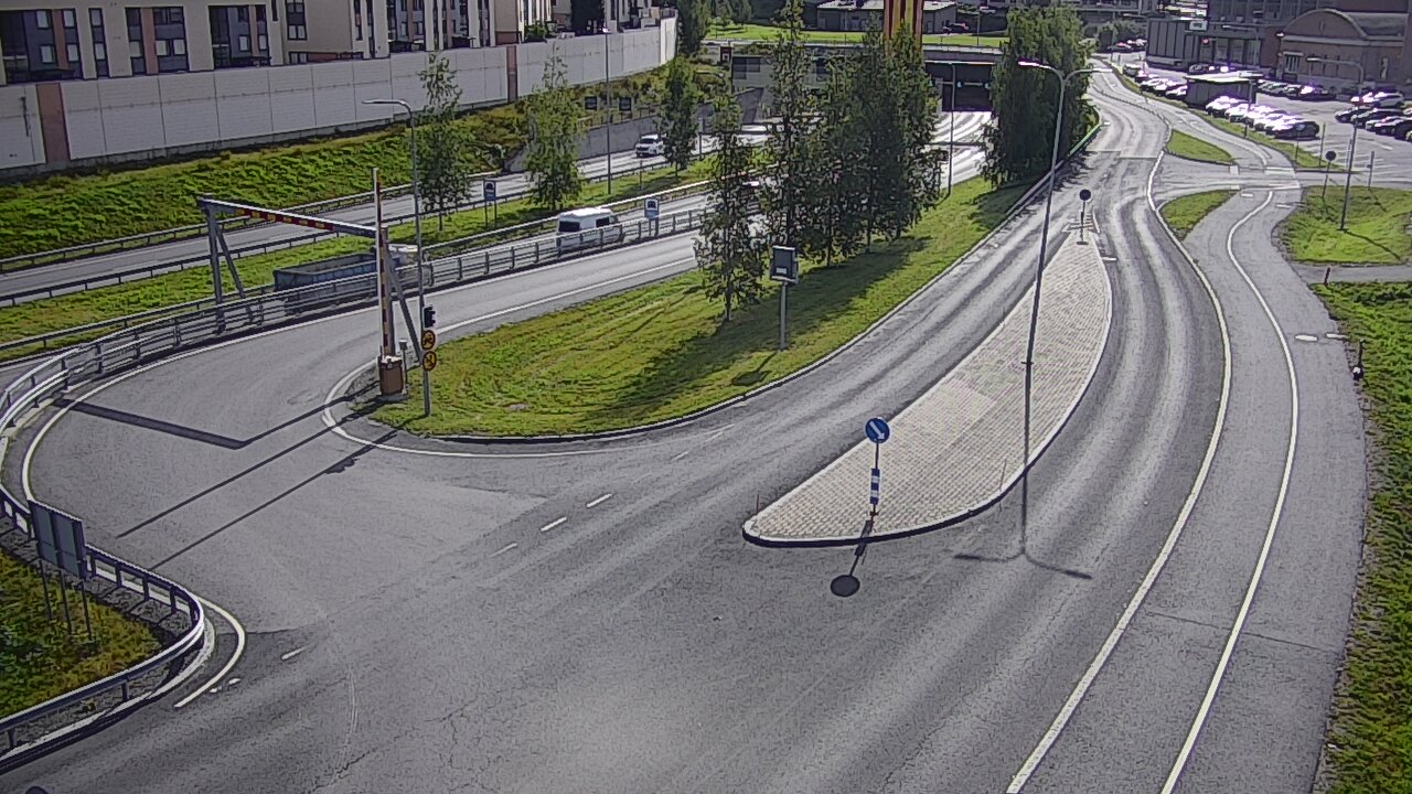 Kelikamerat Kuva Tie 12 Tampere, Rantatunnelin ramppi, länsi, Tampere, Pirkanmaa