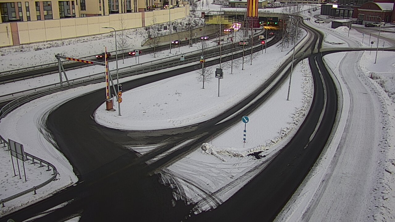 Kelikamerat Kuva Tie 12 Tampere, Rantatunnelin ramppi, länsi, Tampere, Pirkanmaa