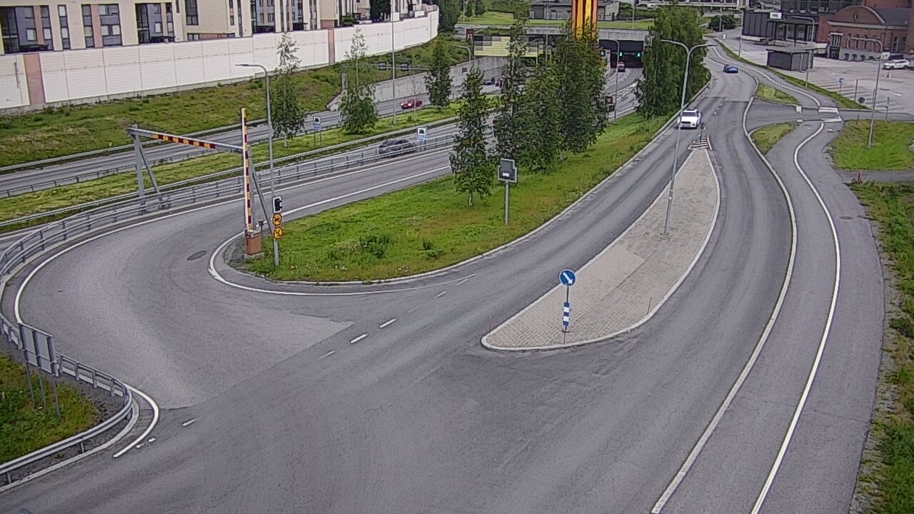 Kelikamerat Kuva Tie 12 Tampere, Rantatunnelin ramppi, länsi, Tampere, Pirkanmaa