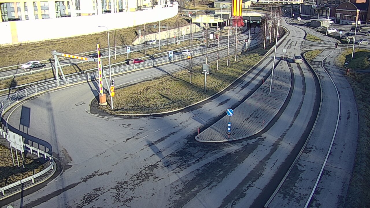 Kelikamerat Kuva Tie 12 Tampere, Rantatunnelin ramppi, länsi, Tampere, Pirkanmaa