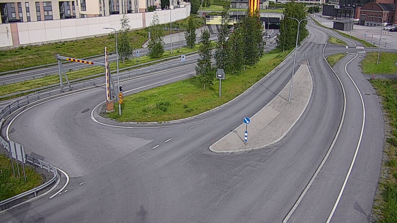 Kelikamerat Kuva Tie 12 Tampere, Rantatunnelin ramppi, länsi, Tampere, Pirkanmaa