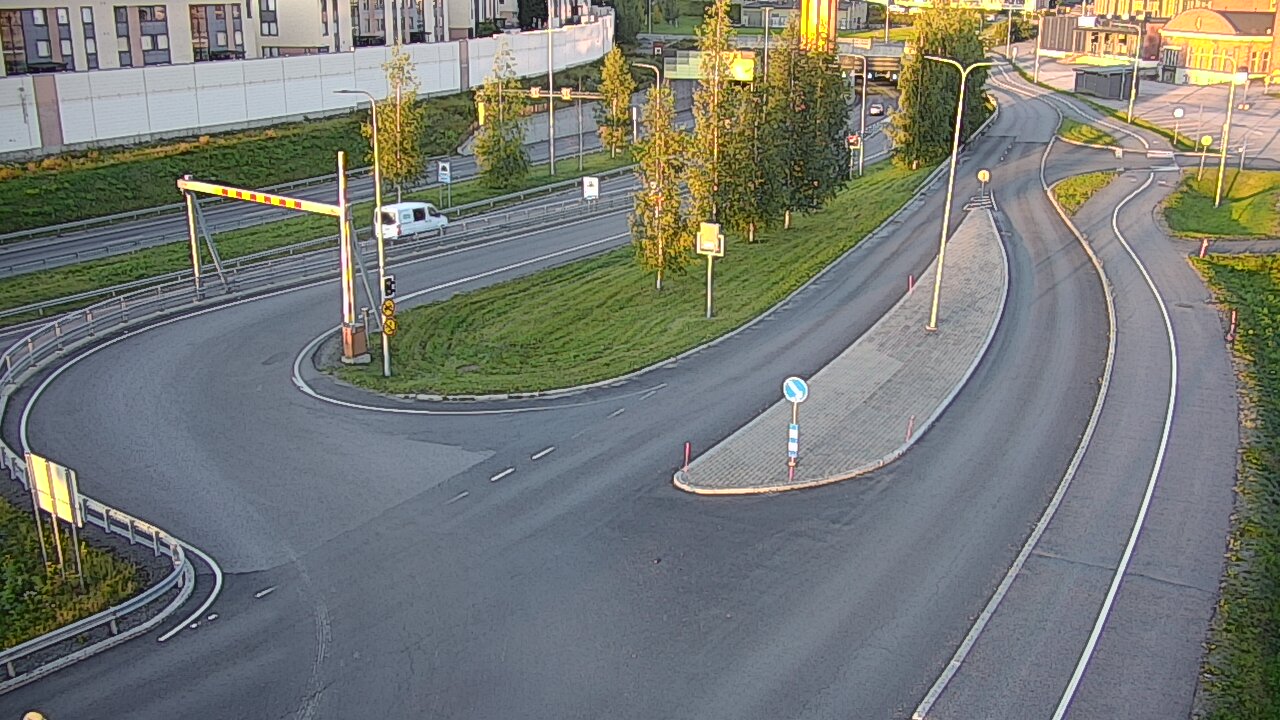 Kelikamerat Kuva Tie 12 Tampere, Rantatunnelin ramppi, länsi, Tampere, Pirkanmaa