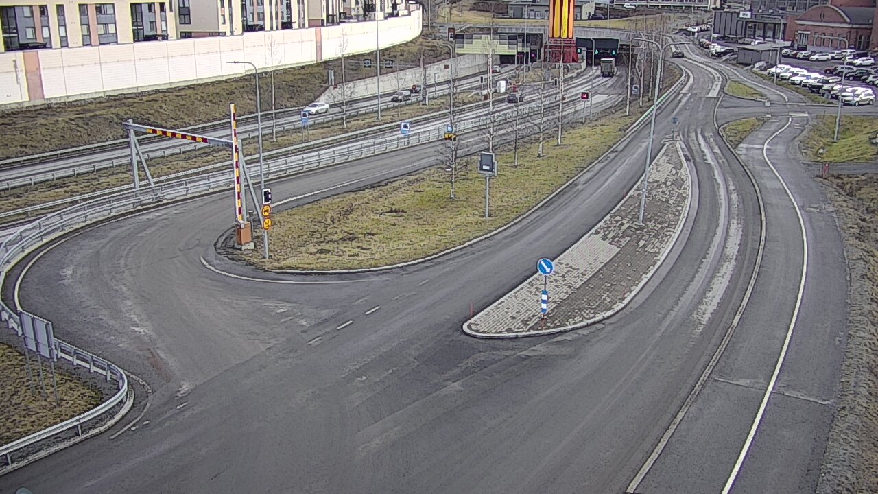 Kelikamerat Kuva Tie 12 Tampere, Rantatunnelin ramppi, länsi, Tampere, Pirkanmaa