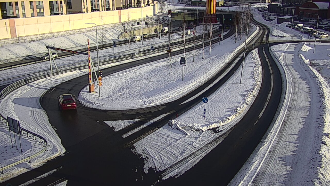 Kelikamerat Kuva Tie 12 Tampere, Rantatunnelin ramppi, länsi, Tampere, Pirkanmaa