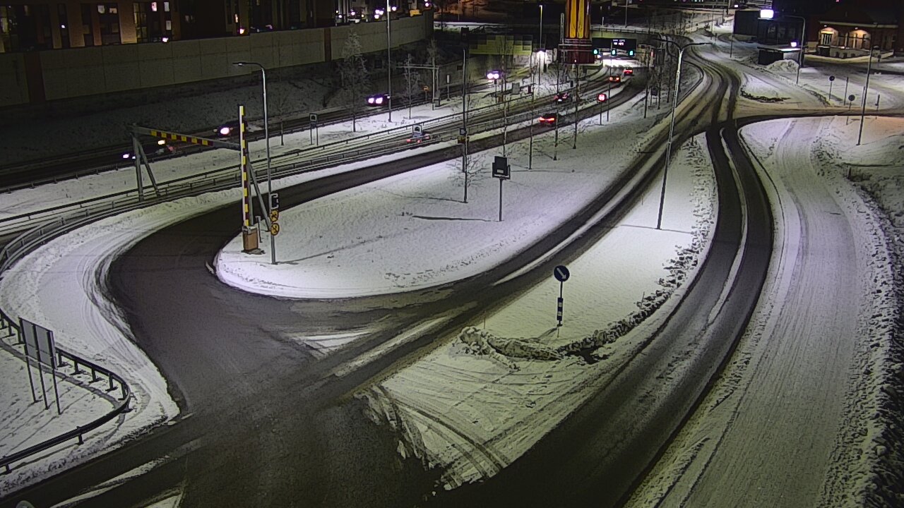 Weather Camera Image Väg 12 Tammerfors, Rantatunneli ramppi, väst, Tampere, Pirkanmaa