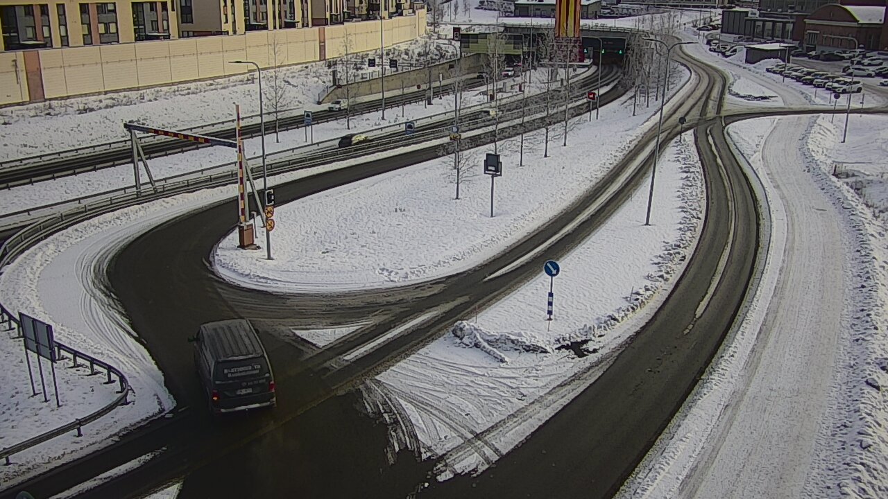 Kelikamerat Kuva Tie 12 Tampere, Rantatunnelin ramppi, länsi, Tampere, Pirkanmaa