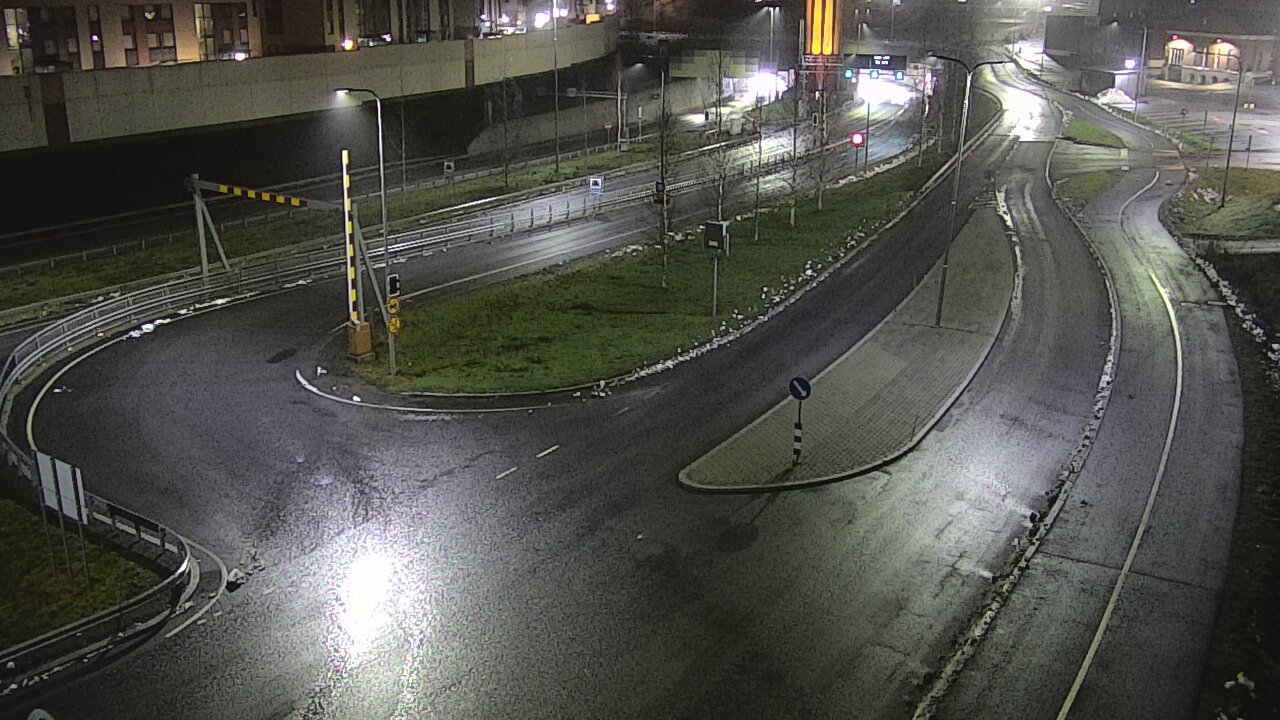 Weather Camera Image Väg 12 Tammerfors, Rantatunneli ramppi, väst, Tampere, Pirkanmaa