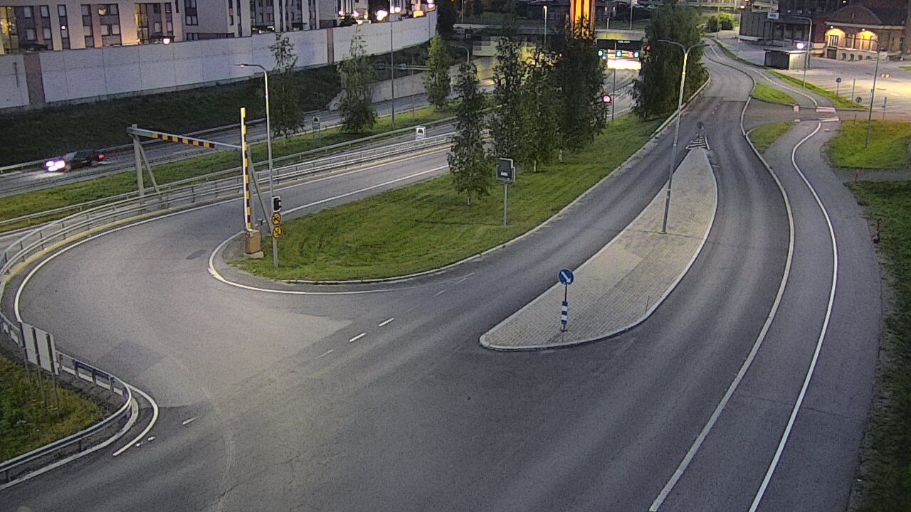 Kelikamerat Kuva Tie 12 Tampere, Rantatunnelin ramppi, länsi, Tampere, Pirkanmaa