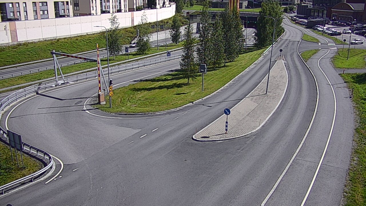 Kelikamerat Kuva Tie 12 Tampere, Rantatunnelin ramppi, länsi, Tampere, Pirkanmaa