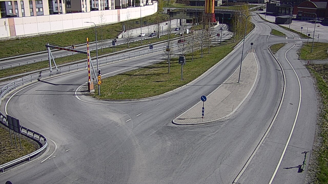 Weather Camera Image Road 12 Tampere, Rantatunnelin ramppi, west, Tampere, Pirkanmaa