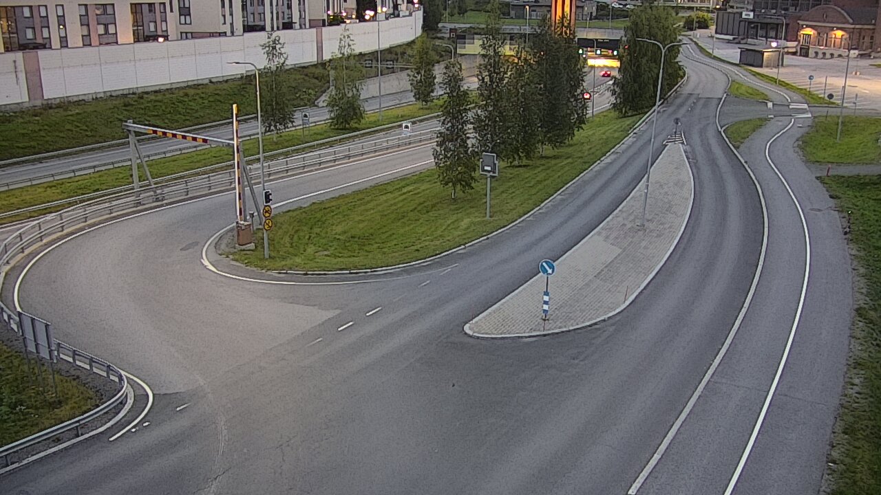 Kelikamerat Kuva Tie 12 Tampere, Rantatunnelin ramppi, länsi, Tampere, Pirkanmaa