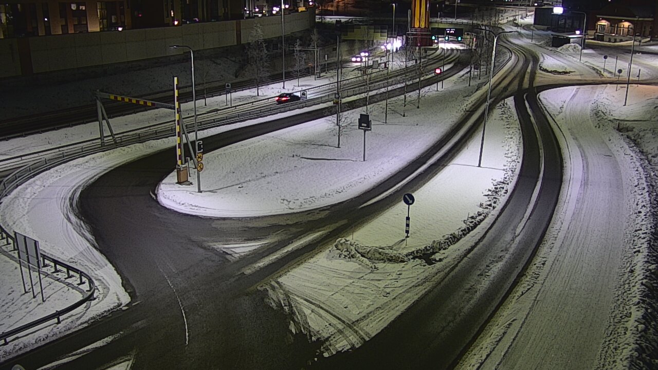 Weather Camera Image Väg 12 Tammerfors, Rantatunneli ramppi, väst, Tampere, Pirkanmaa