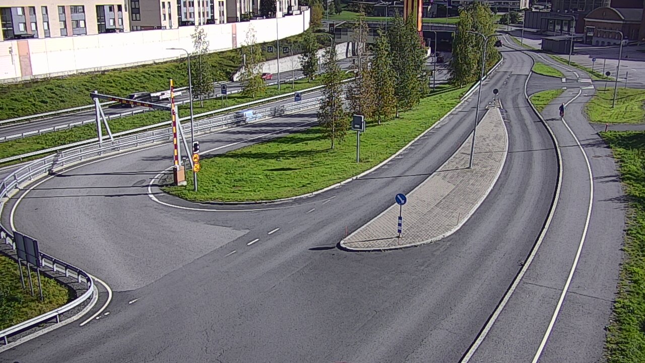 Kelikamerat Kuva Tie 12 Tampere, Rantatunnelin ramppi, länsi, Tampere, Pirkanmaa