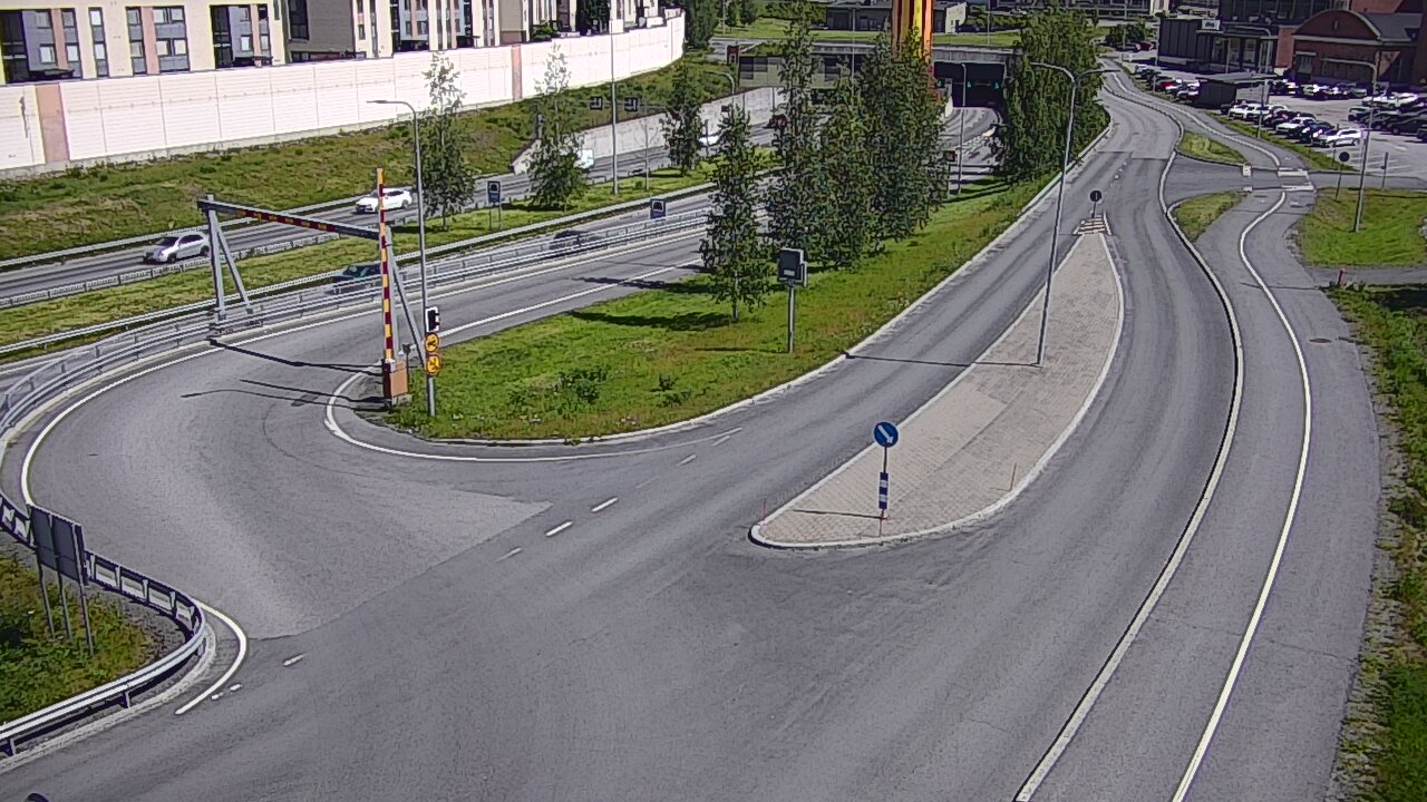 Kelikamerat Kuva Tie 12 Tampere, Rantatunnelin ramppi, länsi, Tampere, Pirkanmaa