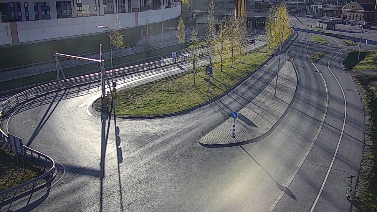 Weather Camera Image Road 12 Tampere, Rantatunnelin ramppi, west, Tampere, Pirkanmaa