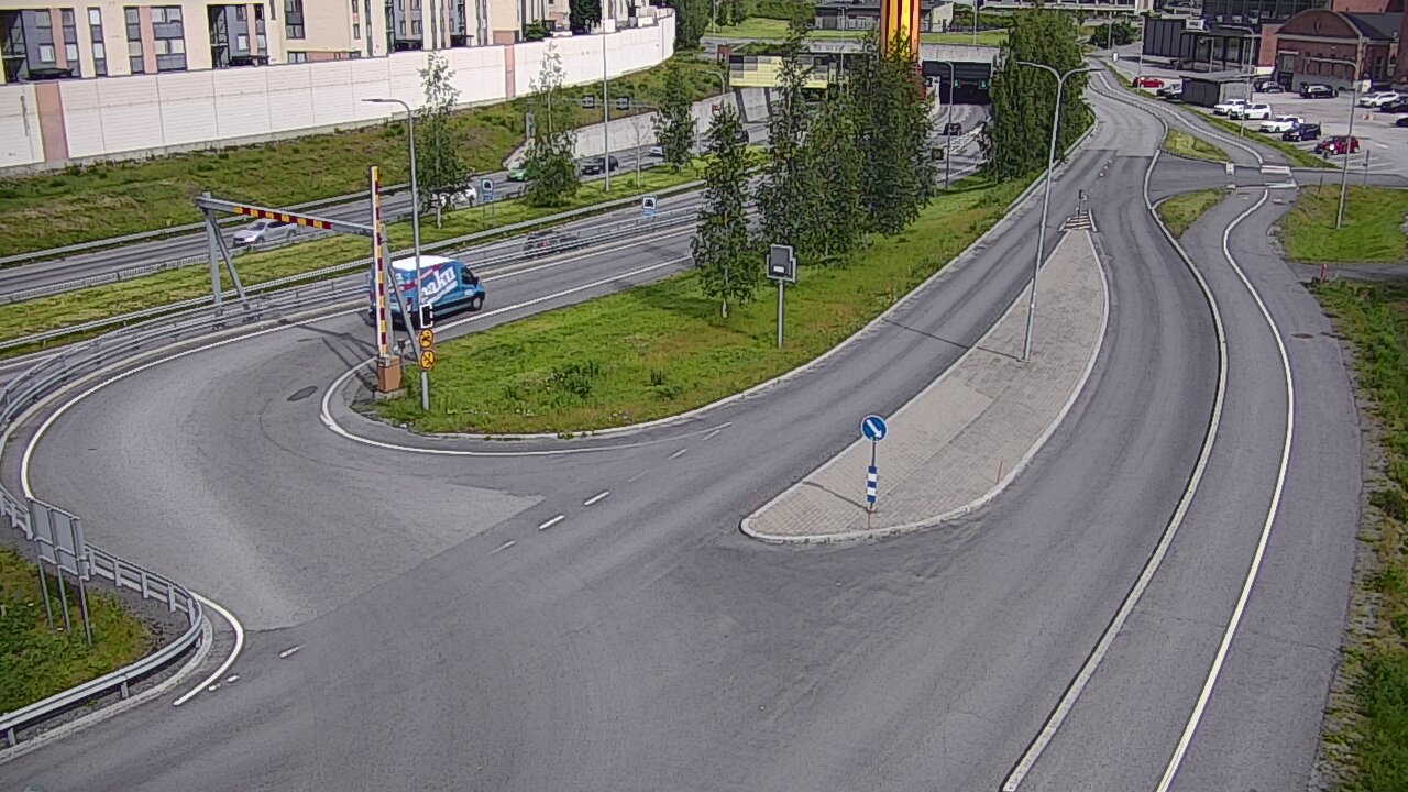 Kelikamerat Kuva Tie 12 Tampere, Rantatunnelin ramppi, länsi, Tampere, Pirkanmaa