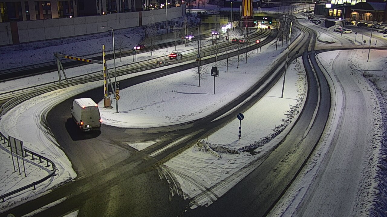 Kelikamerat Kuva Tie 12 Tampere, Rantatunnelin ramppi, länsi, Tampere, Pirkanmaa