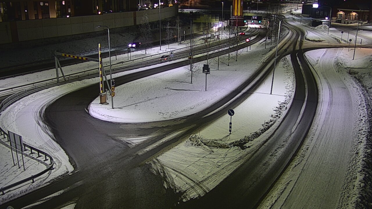 Weather Camera Image Väg 12 Tammerfors, Rantatunneli ramppi, väst, Tampere, Pirkanmaa
