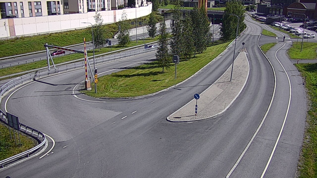 Kelikamerat Kuva Tie 12 Tampere, Rantatunnelin ramppi, länsi, Tampere, Pirkanmaa