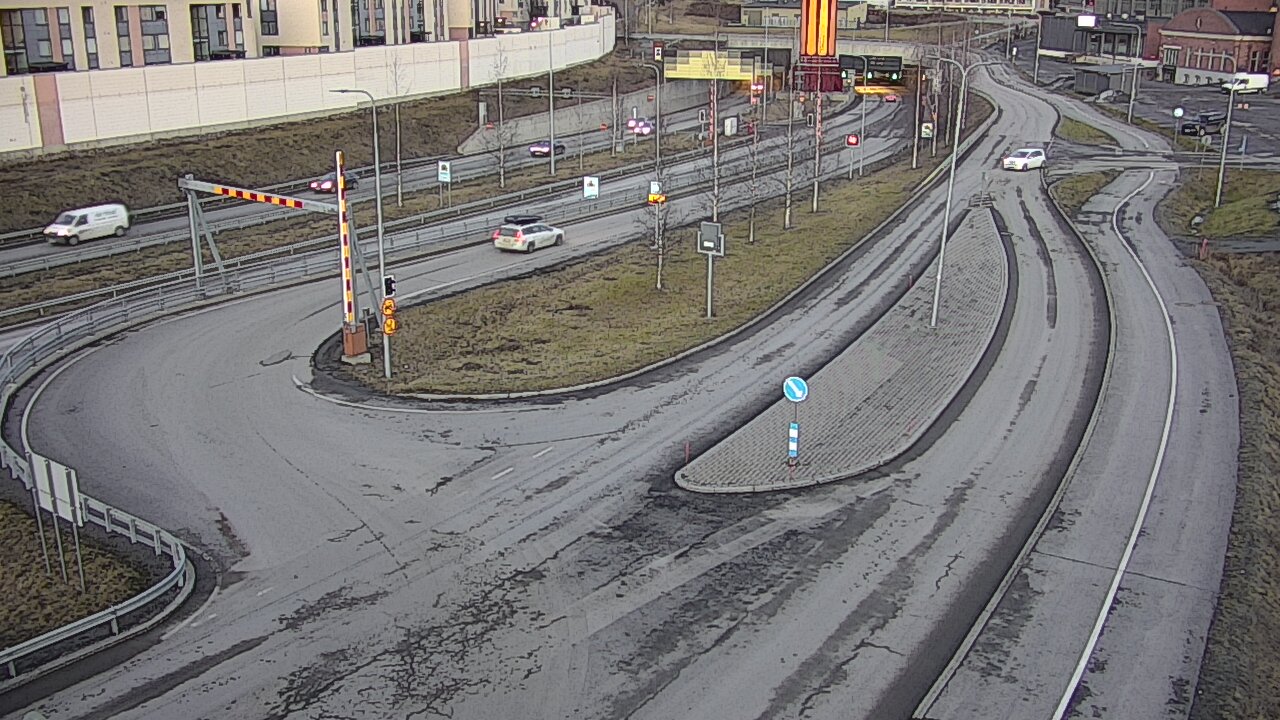 Kelikamerat Kuva Tie 12 Tampere, Rantatunnelin ramppi, länsi, Tampere, Pirkanmaa