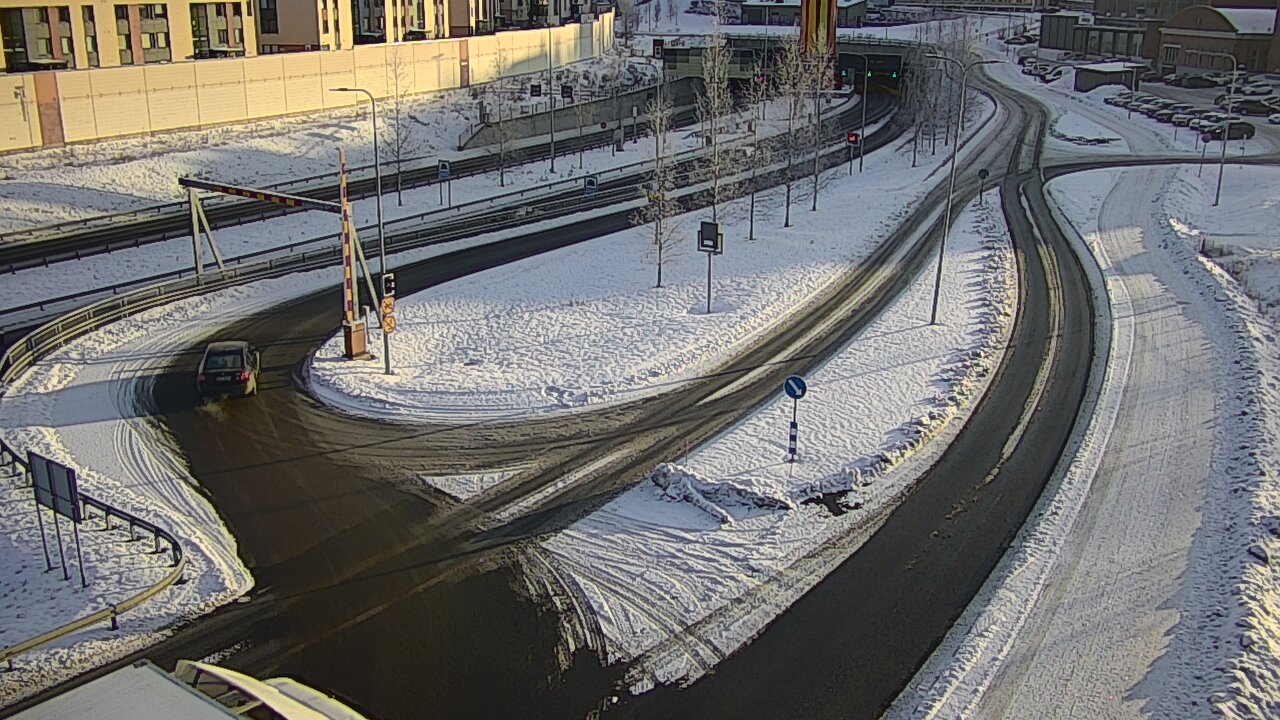 Kelikamerat Kuva Tie 12 Tampere, Rantatunnelin ramppi, länsi, Tampere, Pirkanmaa